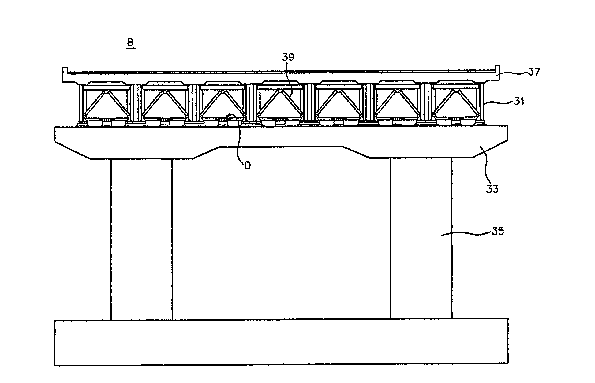 Girder bridge protection device using sacrifice members