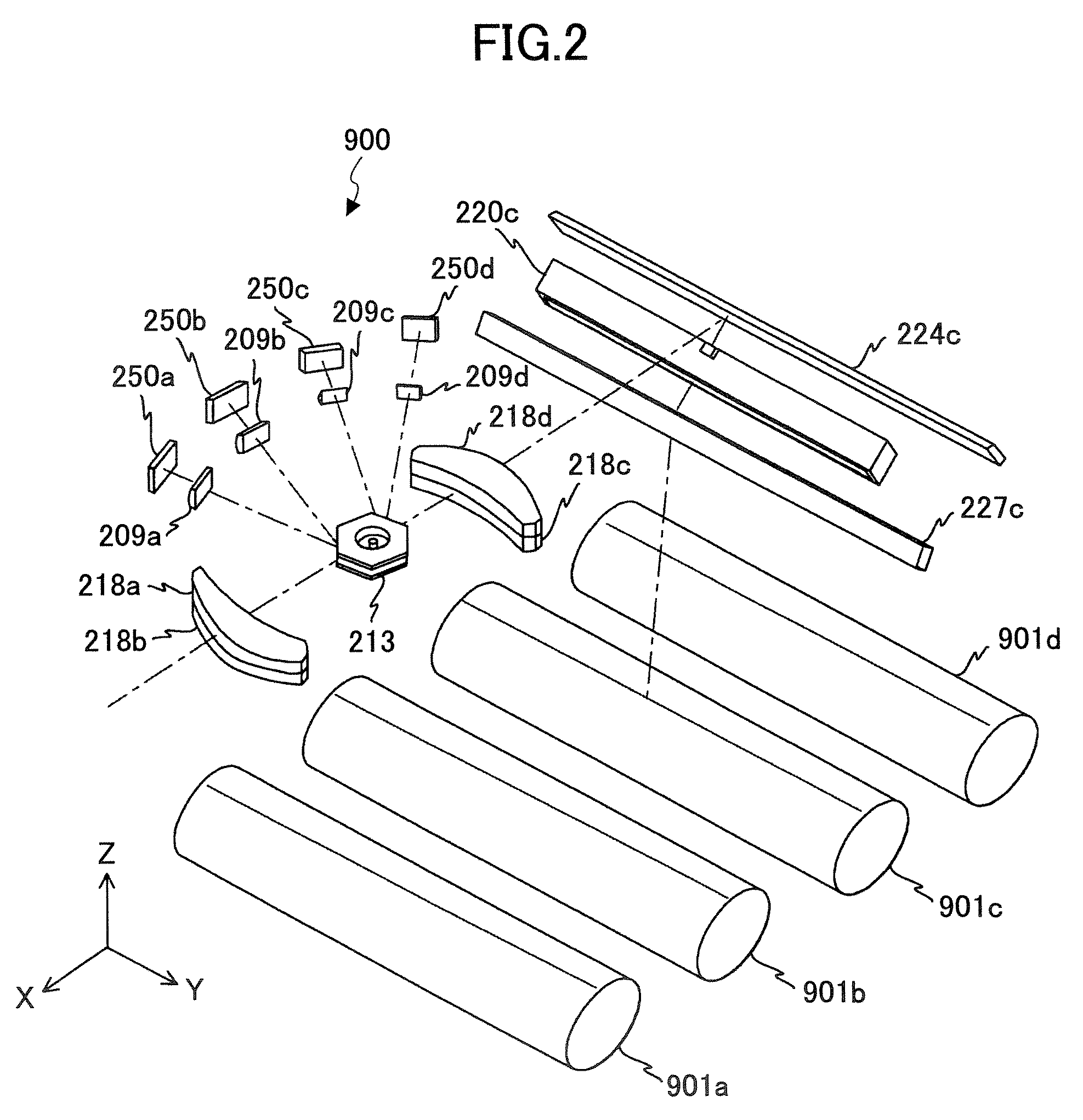 Laser beam scanning device, image forming apparatus, and laser beam detecting method by the laser beam scanning device