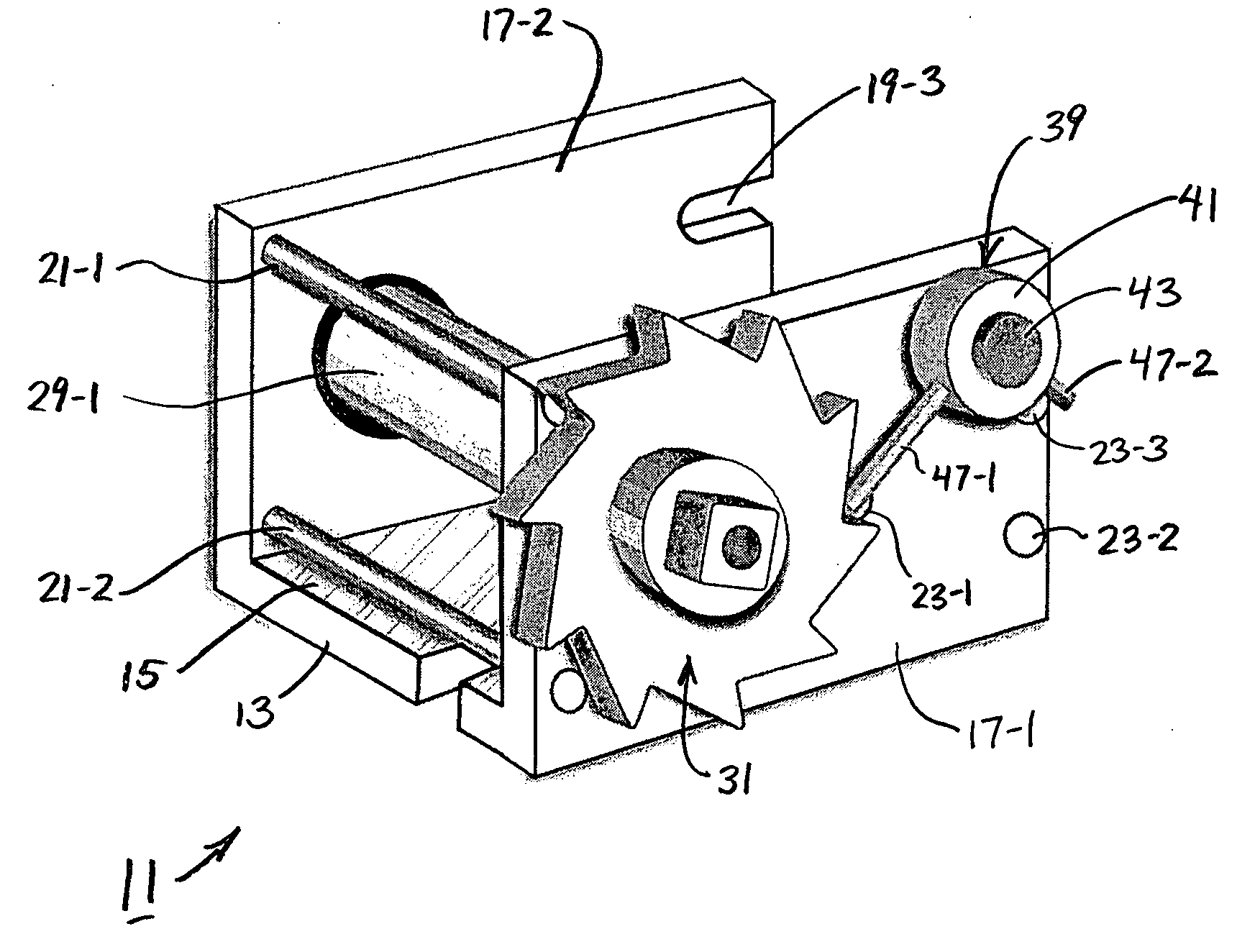 Ratcheting winch with a magnetically biased pawl