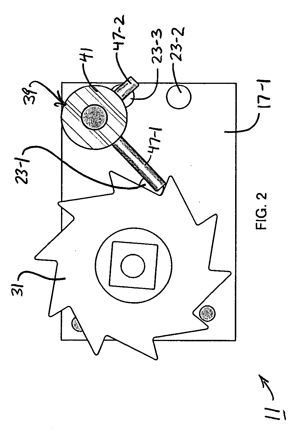 Ratcheting winch with a magnetically biased pawl