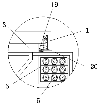 Storage device having screening function and for metal mining industry