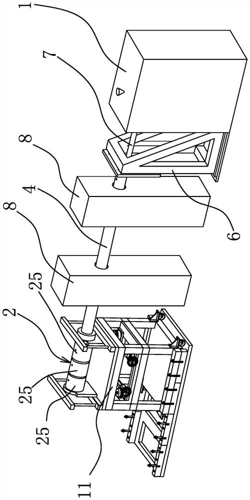 Production equipment of reinforced and toughened composite pipe