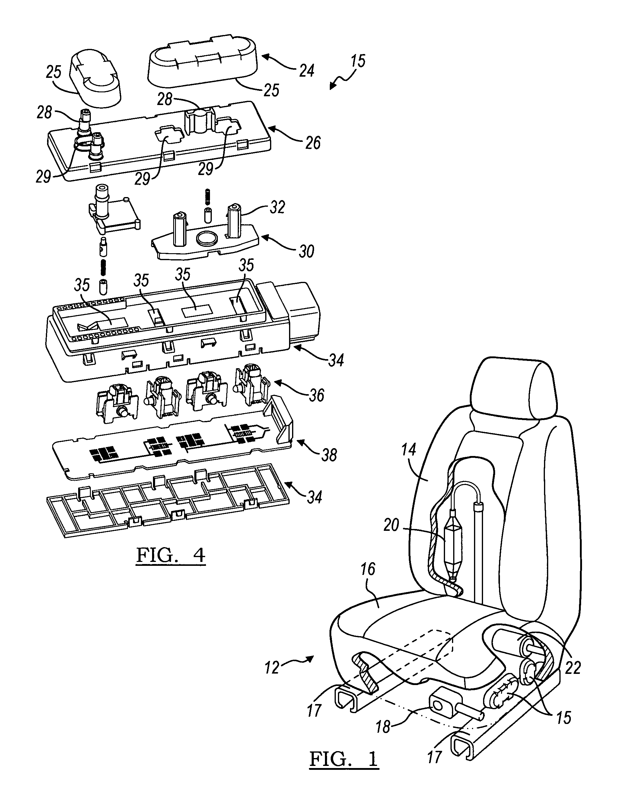 Switch assembly for a vehicle