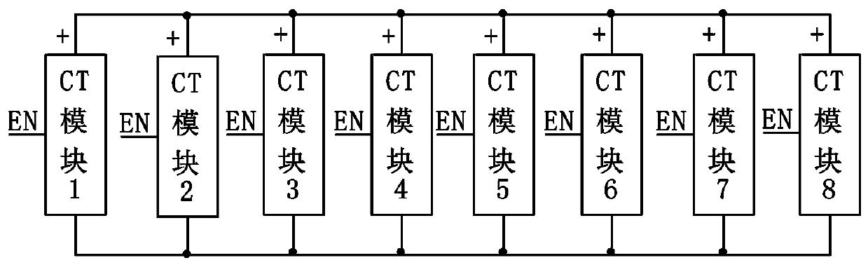High-speed railway catenary CT power-taking device and method