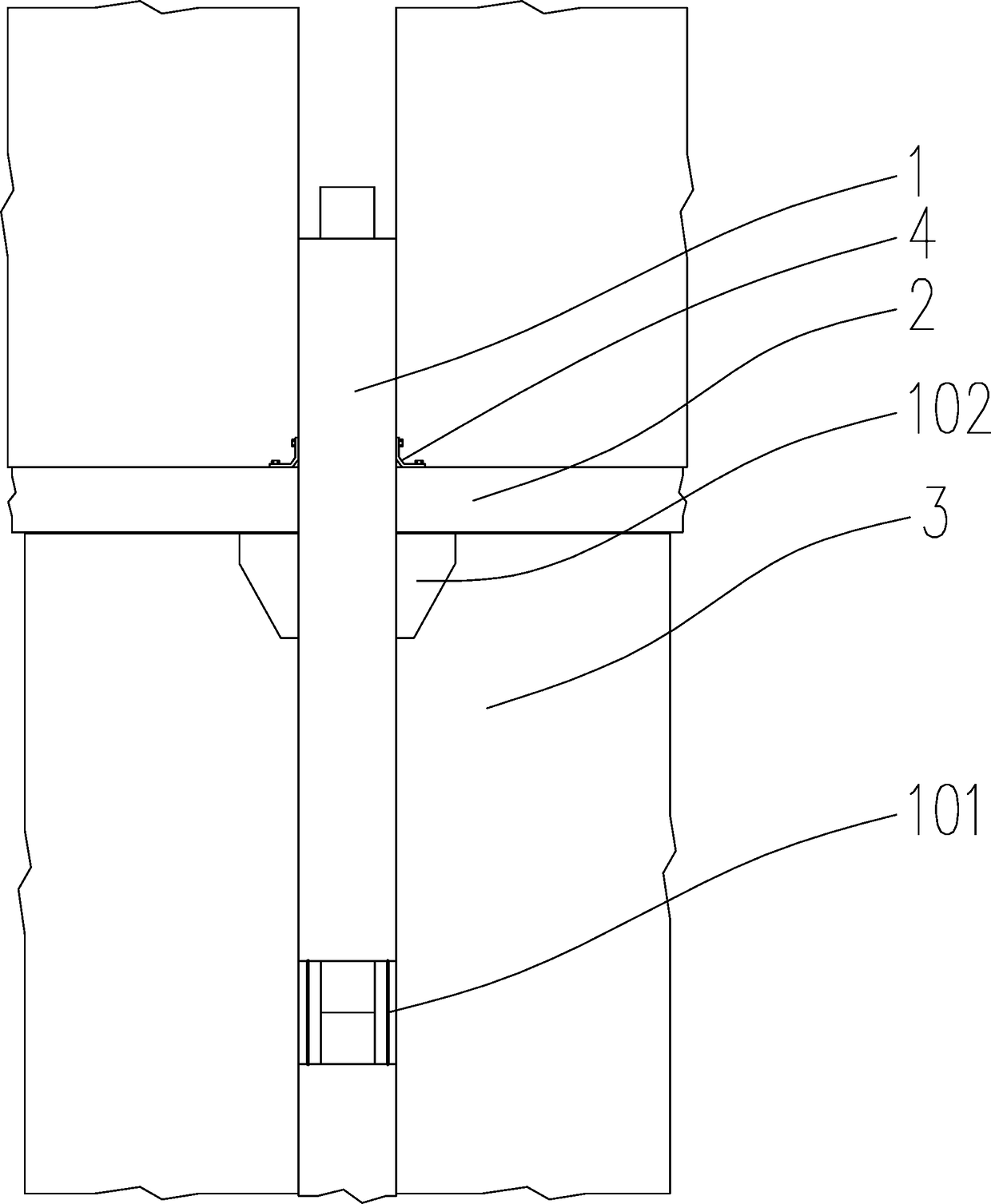 Construction method for dry and wet type composite connecting assembly-type building