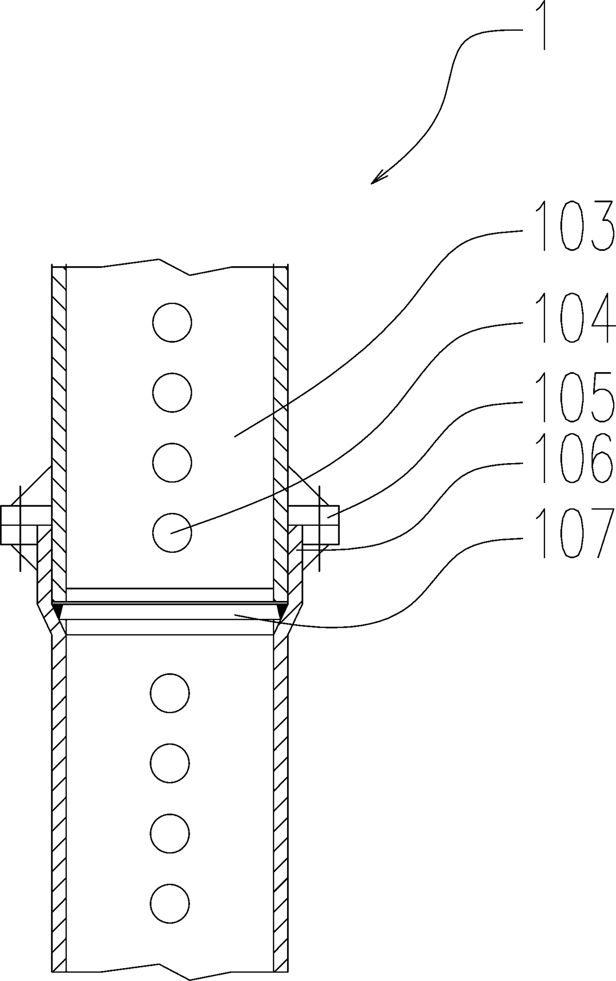 Construction method for dry and wet type composite connecting assembly-type building