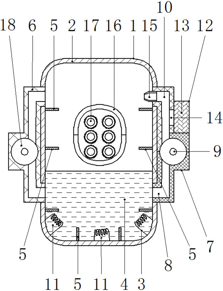 Automobile gearbox gear heat treatment device