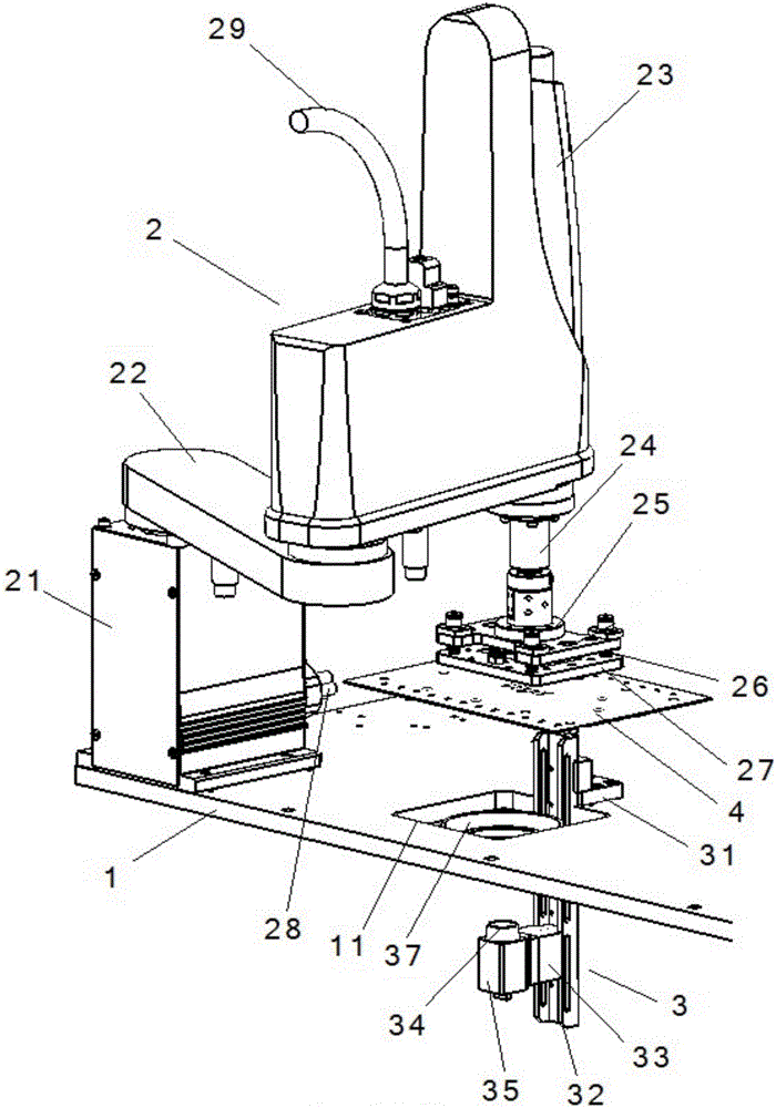 A ccd inspection mechanism for vacuum suction film