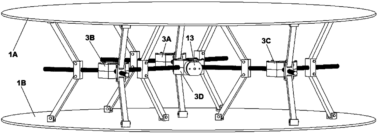 Superhigh load scissor-type lifting platform