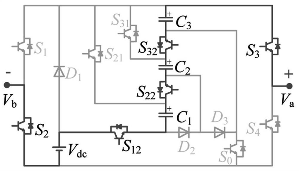 Extended multilevel boost inverter topology and modulation method