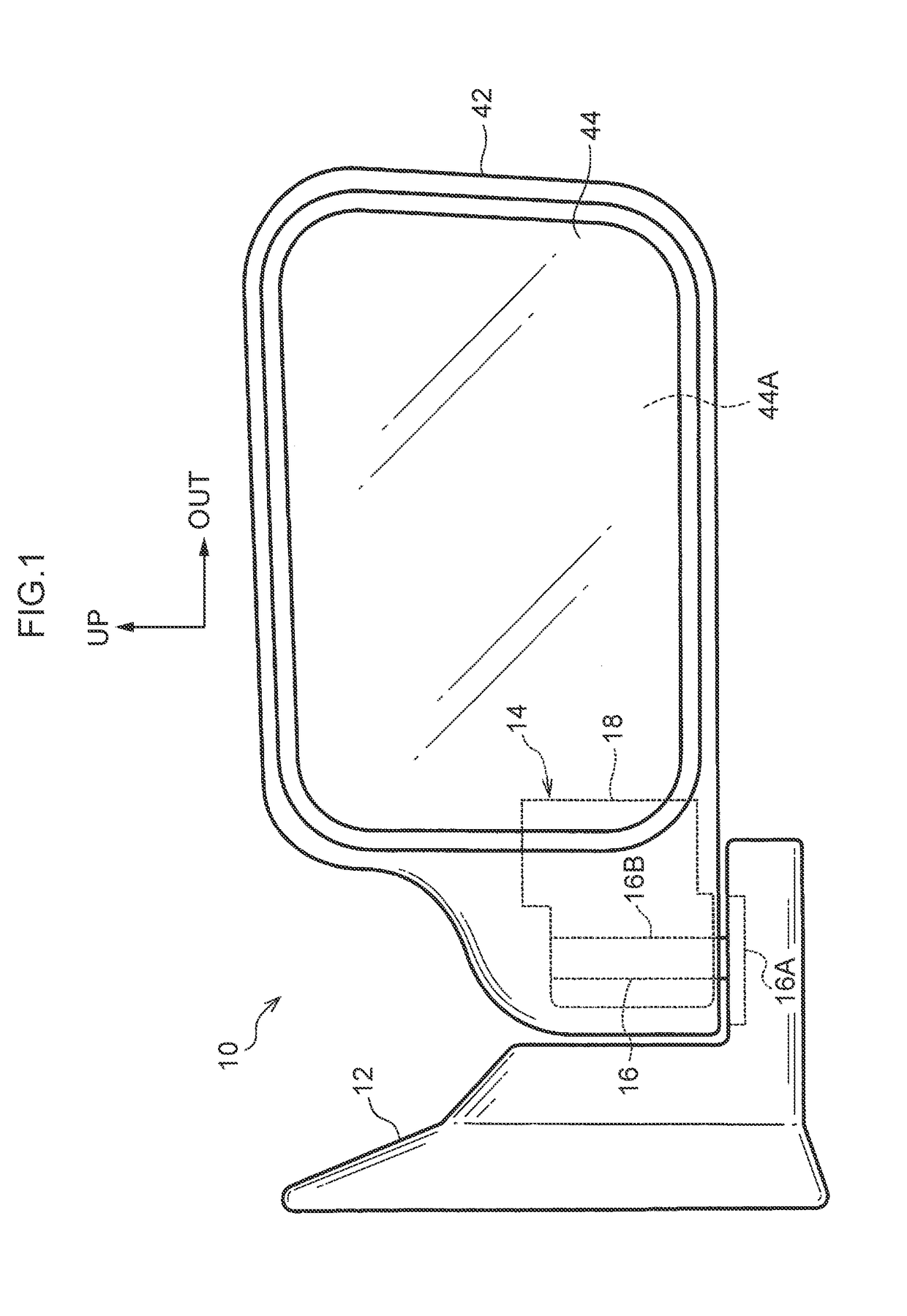 Viewing device for vehicle