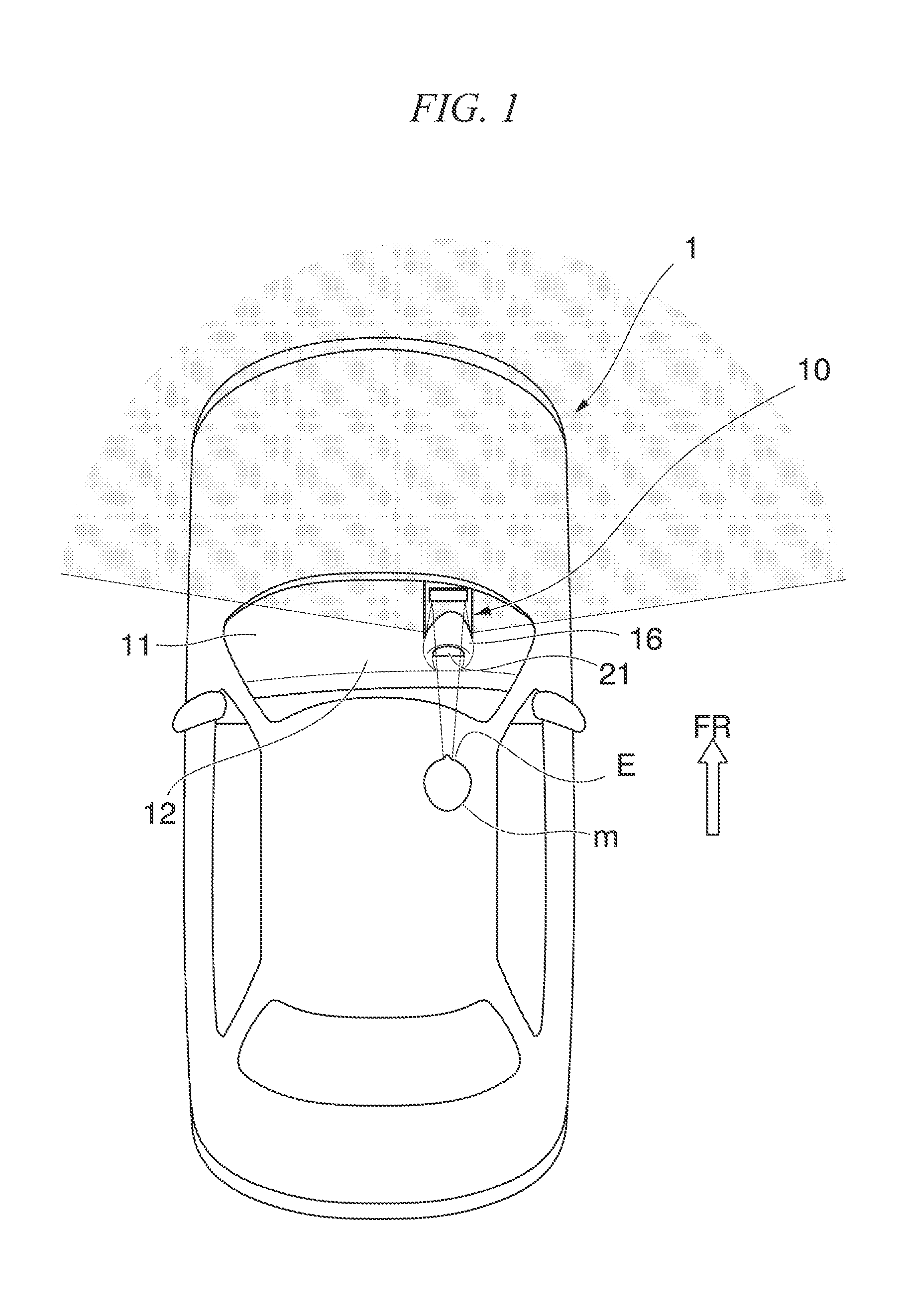 Device for visually confirming forward direction