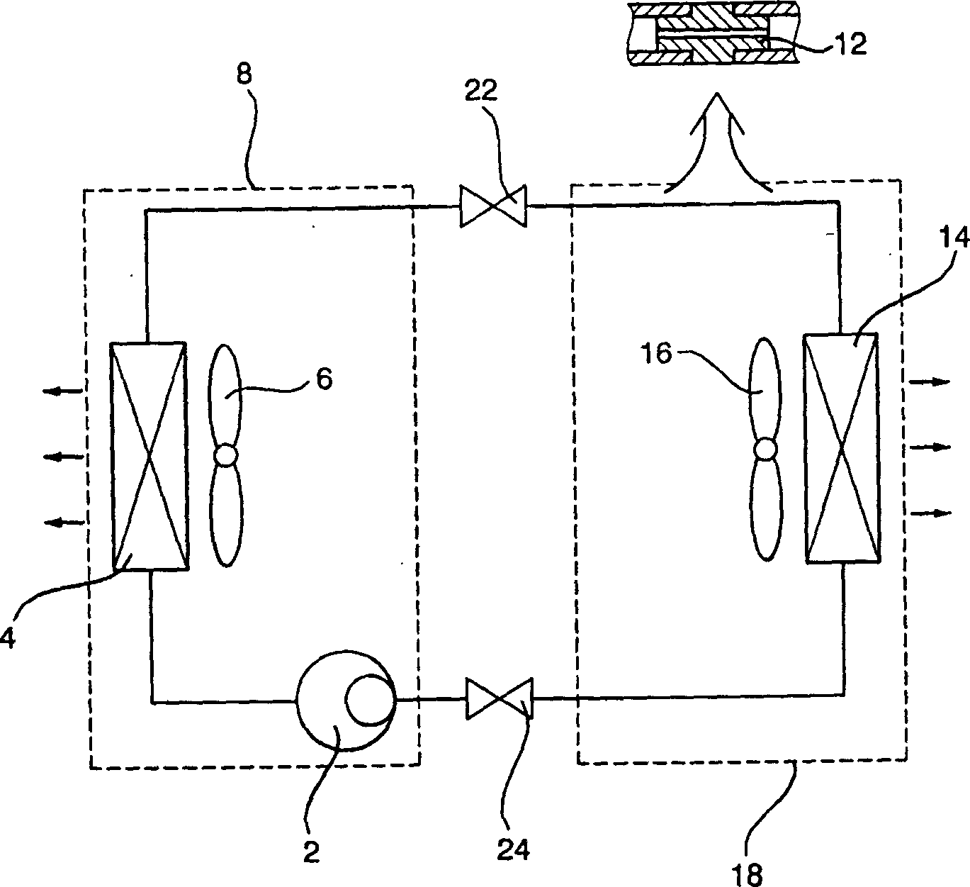 Control method for reducing noise of refrigeration circulation of air conditioner