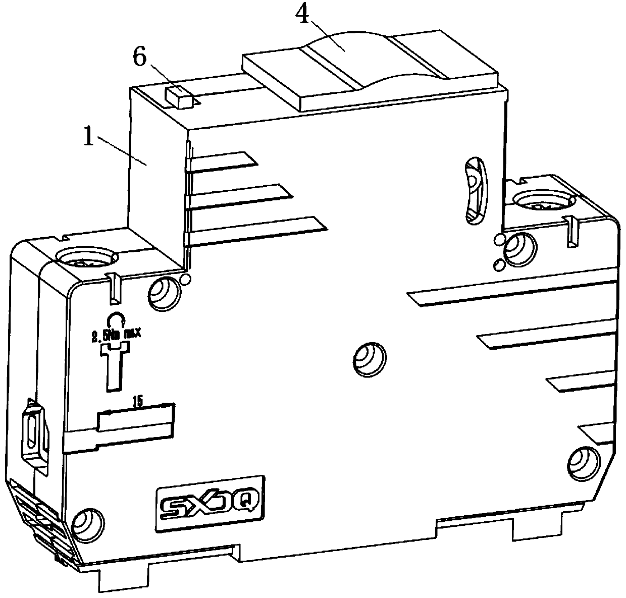 Miniature circuit breaker operating mechanism and miniature circuit breaker