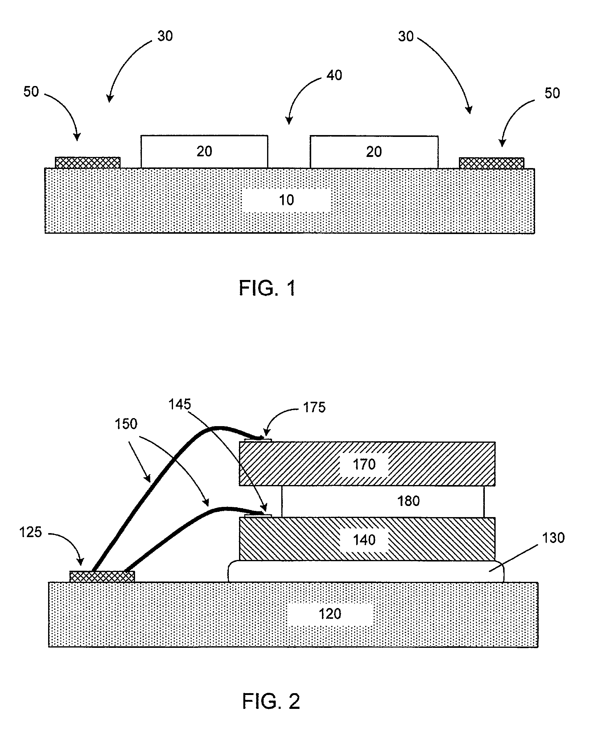 Methods and materials useful for chip stacking, chip and wafer bonding