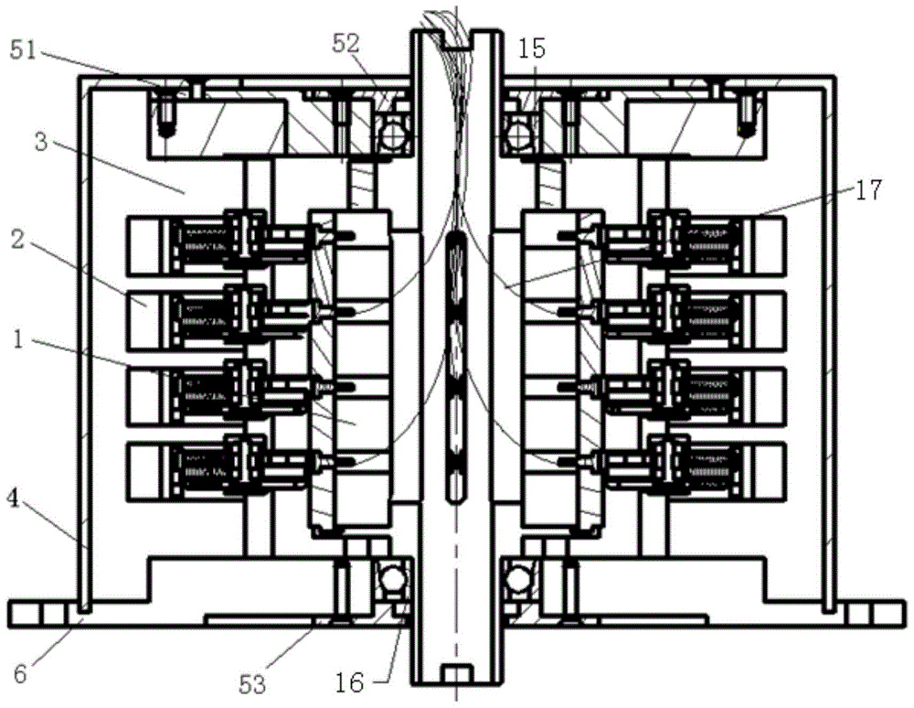 A high-power rolling slip ring device