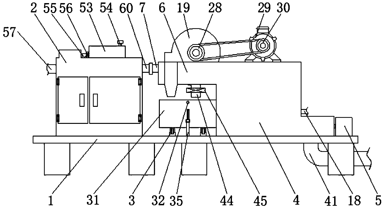 Automatic sewage grading treatment device