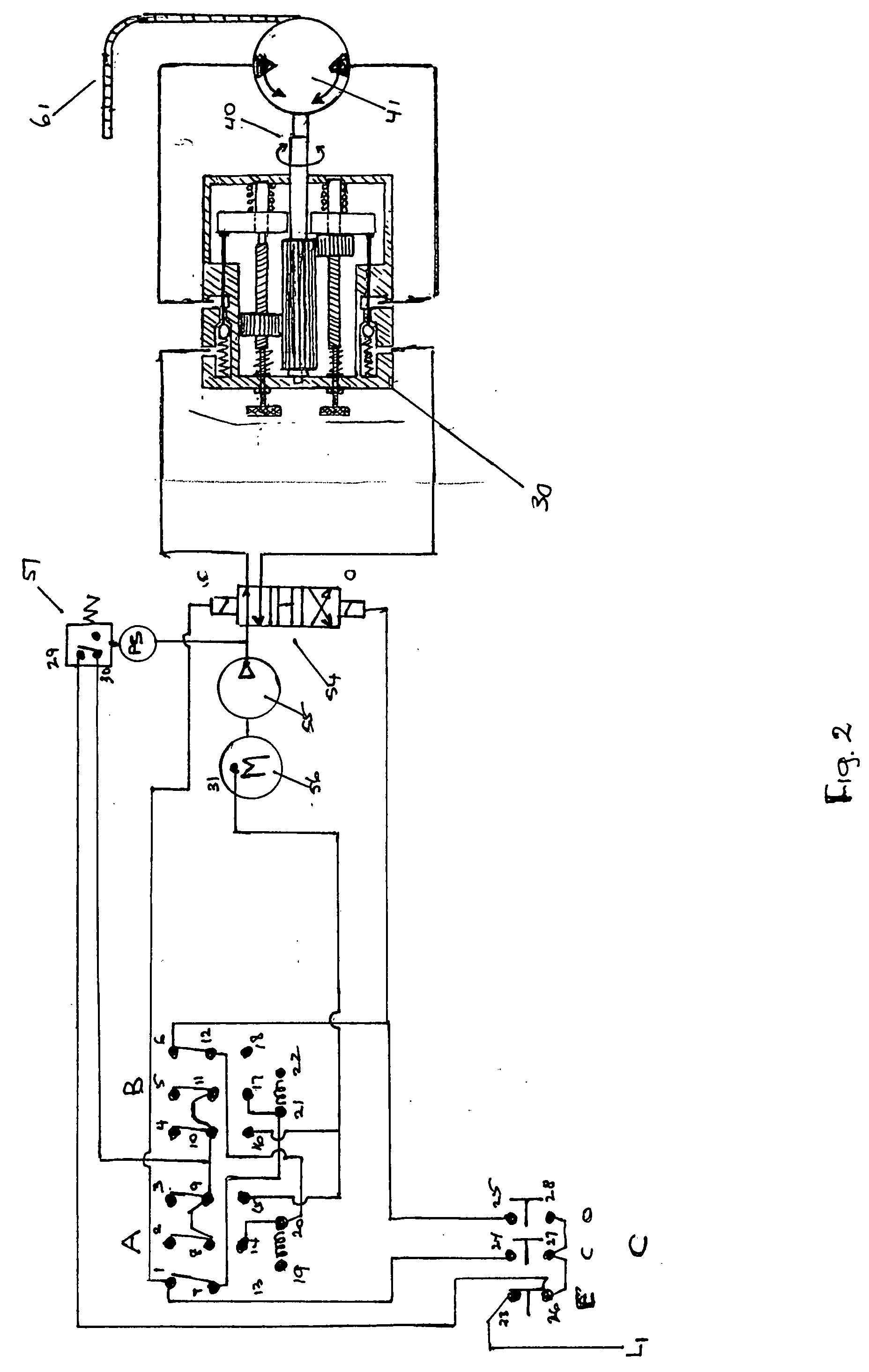 Hydraulic/pneumatic apparatus