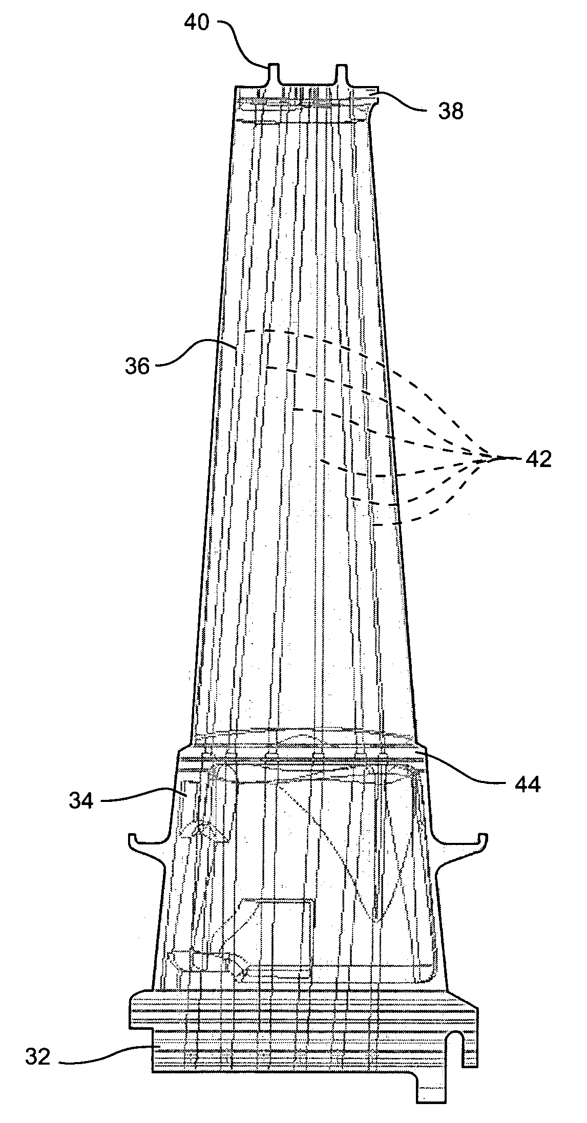 Turbine bucket with optimized cooling circuit