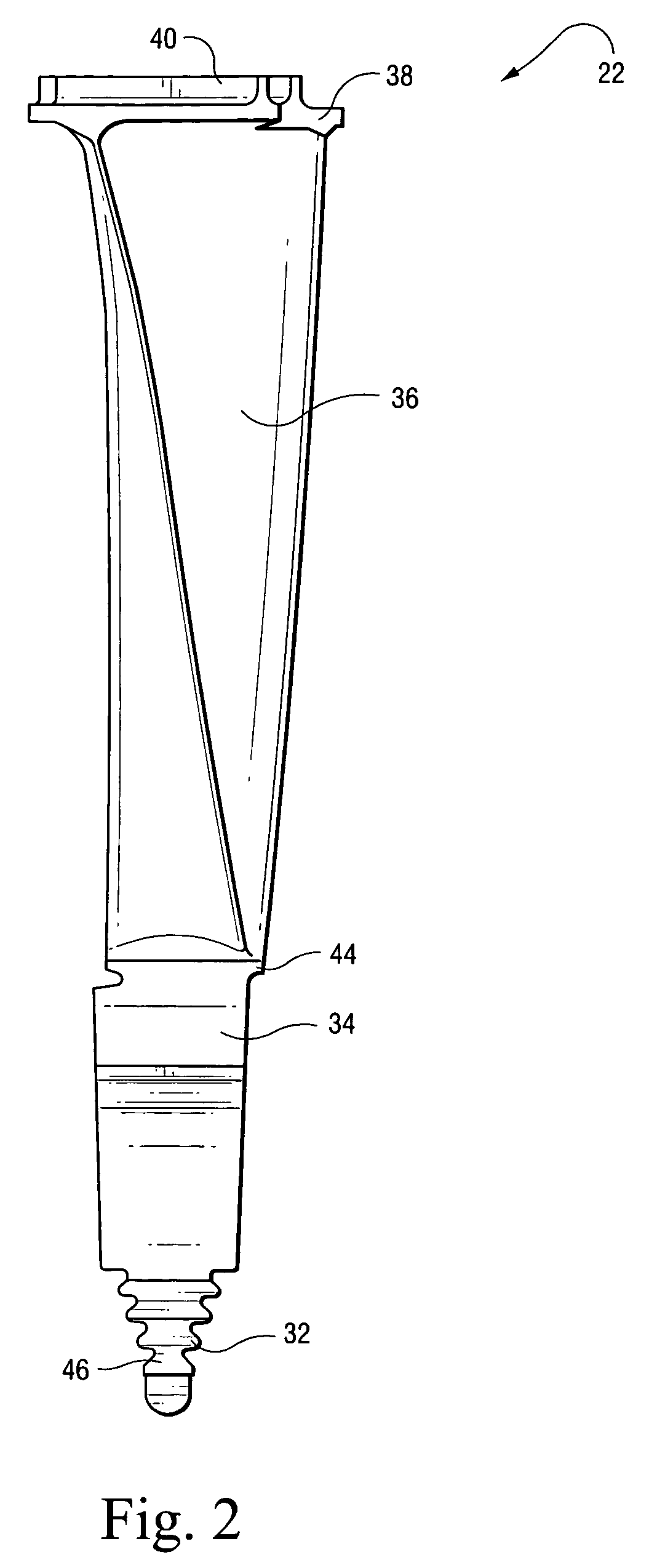 Turbine bucket with optimized cooling circuit