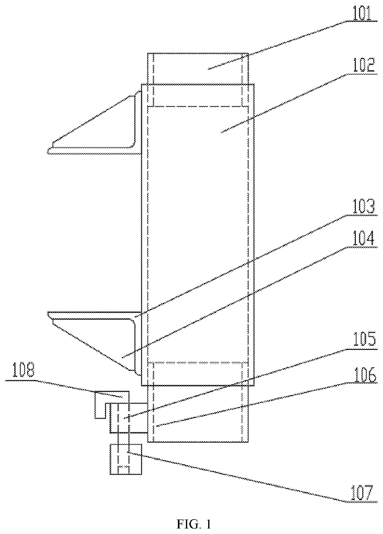 Cageway connecting device and connecting method thereof