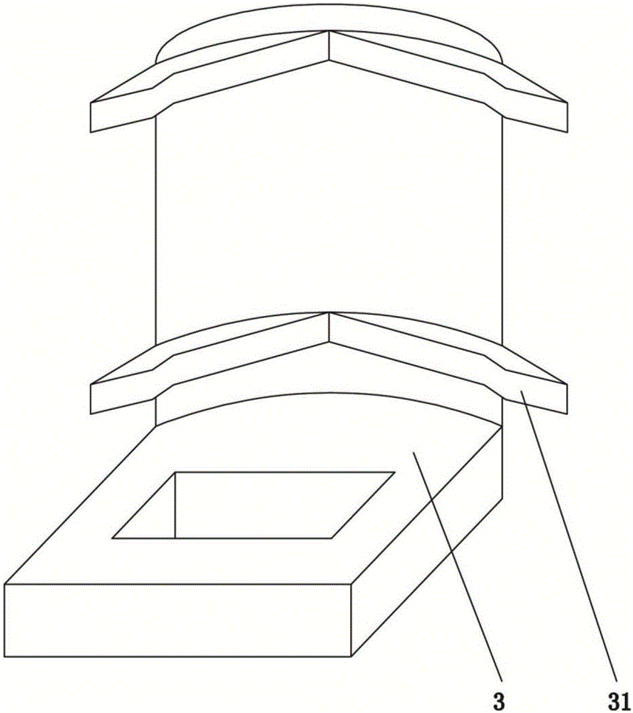 Prefabricated concrete octagonal column assembling device and assembling method thereof