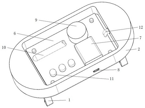 Bicycle falling-to-ground water immersion alarm device