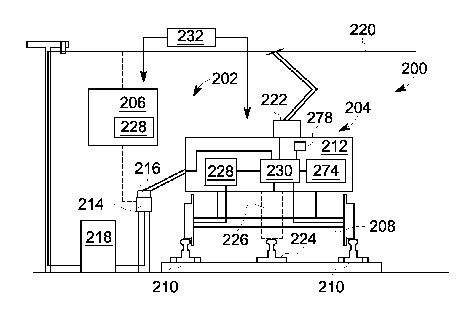 Communication system and method for a rail vehicle consist