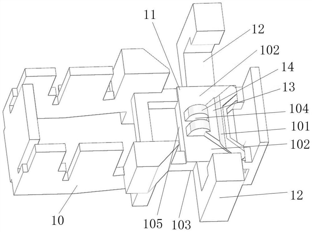 Thick and large aluminum alloy frame body type casting and casting method thereof