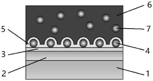 Organic solid laser based on gold and silver core-shell nanorod-metal film and preparation method