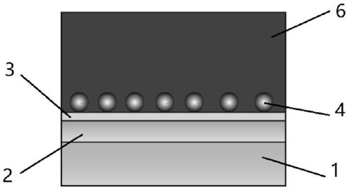 Organic solid laser based on gold and silver core-shell nanorod-metal film and preparation method