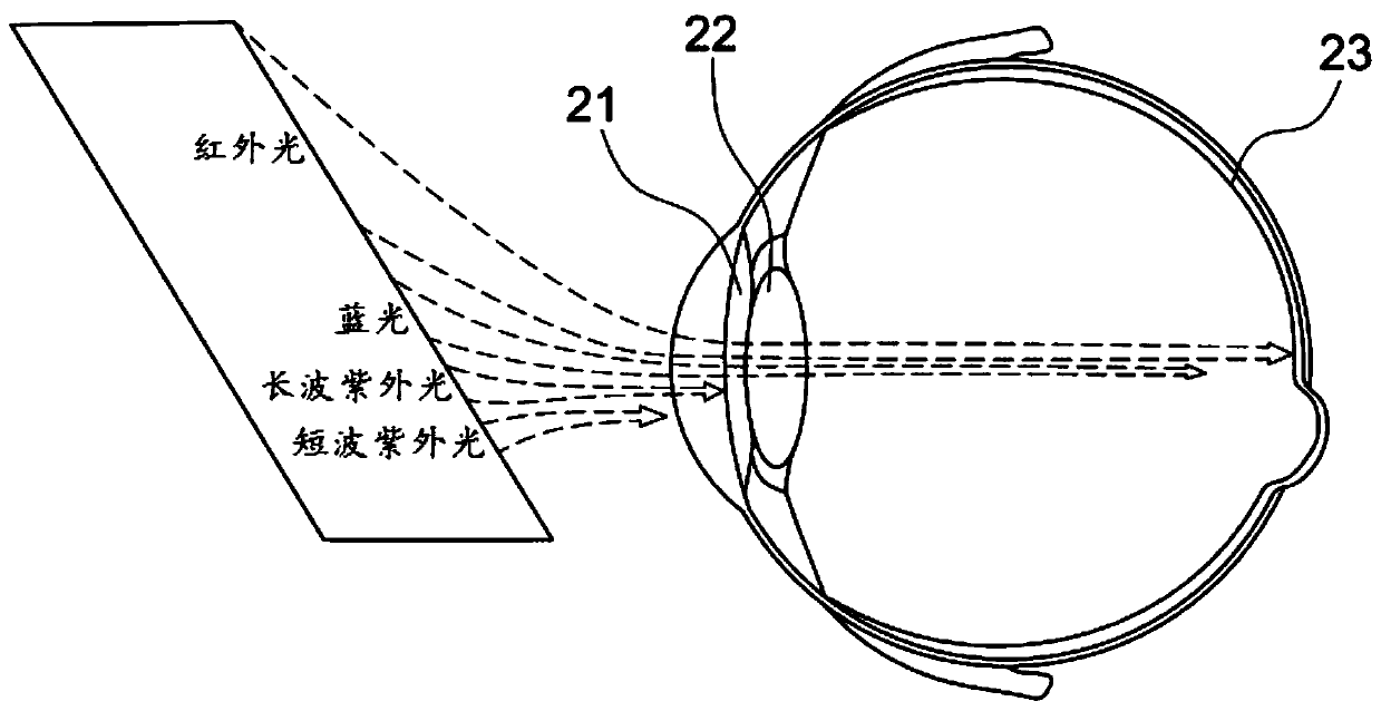 Eyeball tracking structure