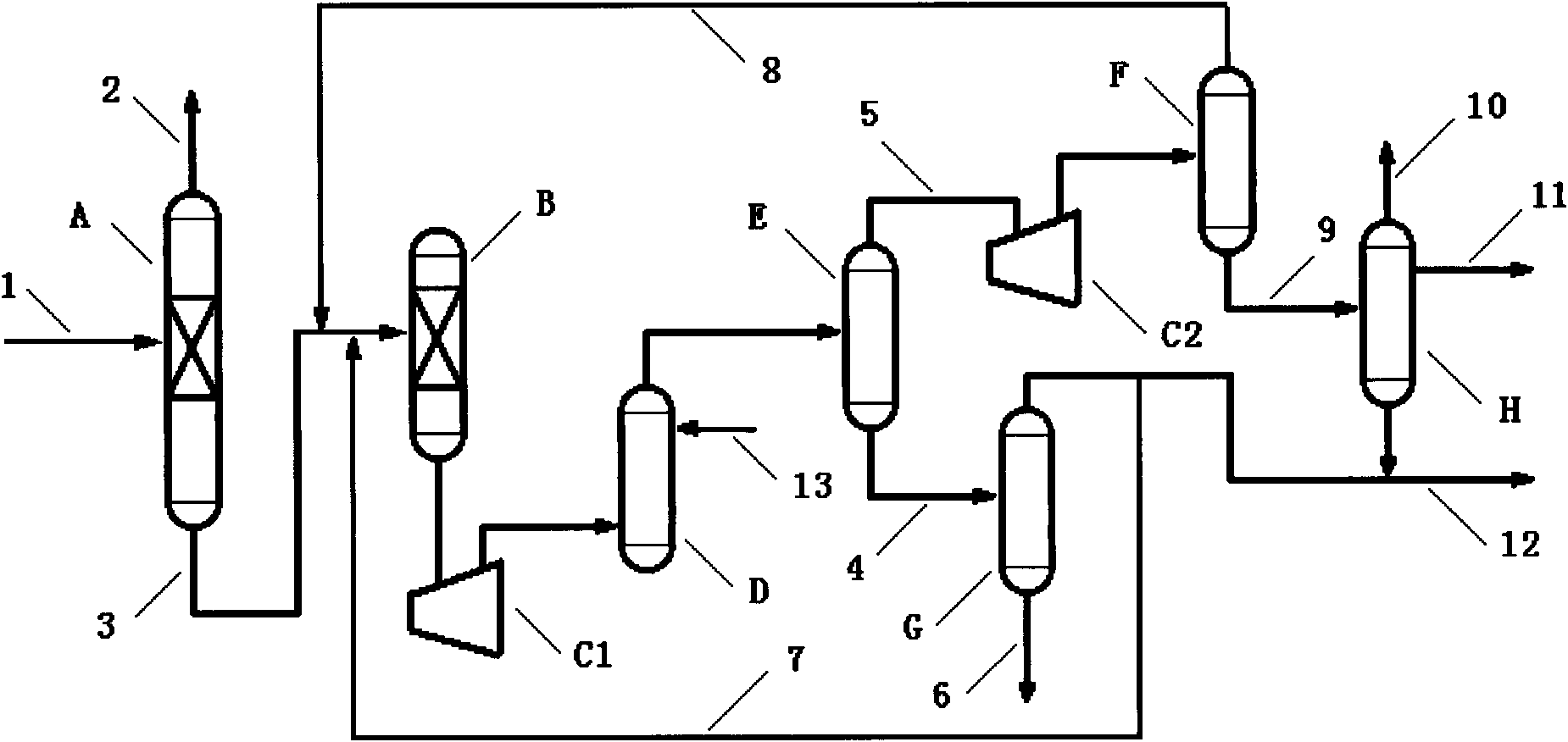 Method for preparing propylene from refinery mixed C4