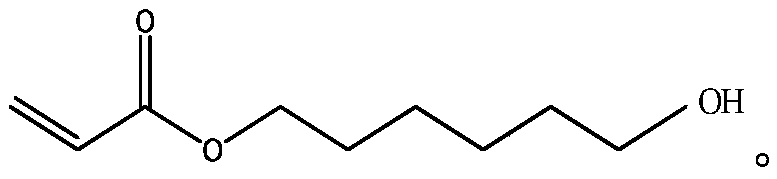 Preparation and separation method of acrylic acid-6-hydroxyhexyl ester