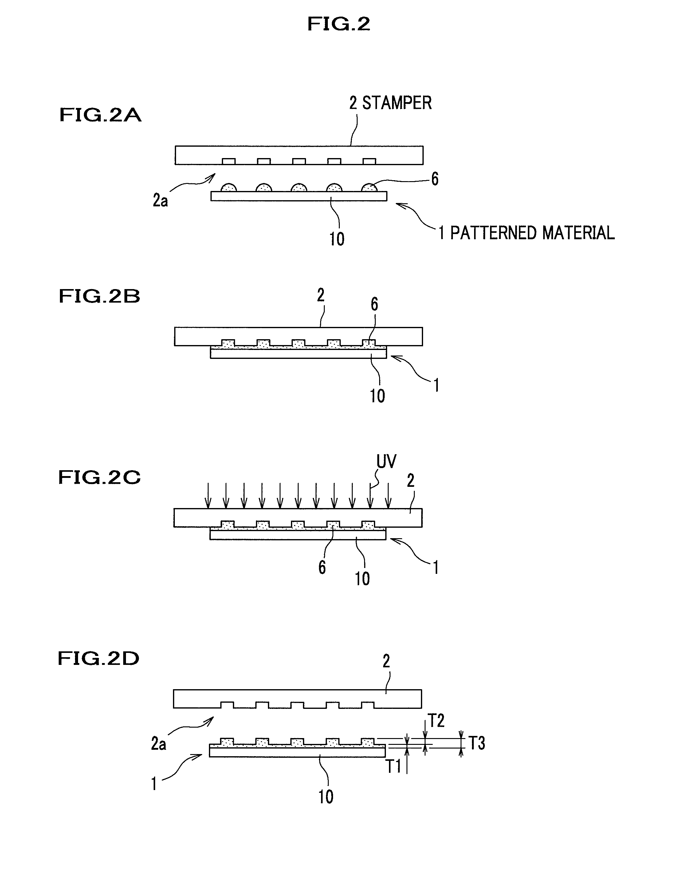 Imprint device and microstructure transfer method