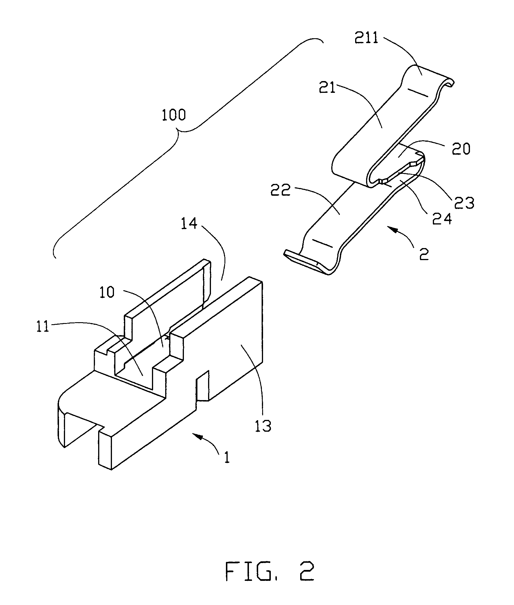 Electrical connector having improved contact