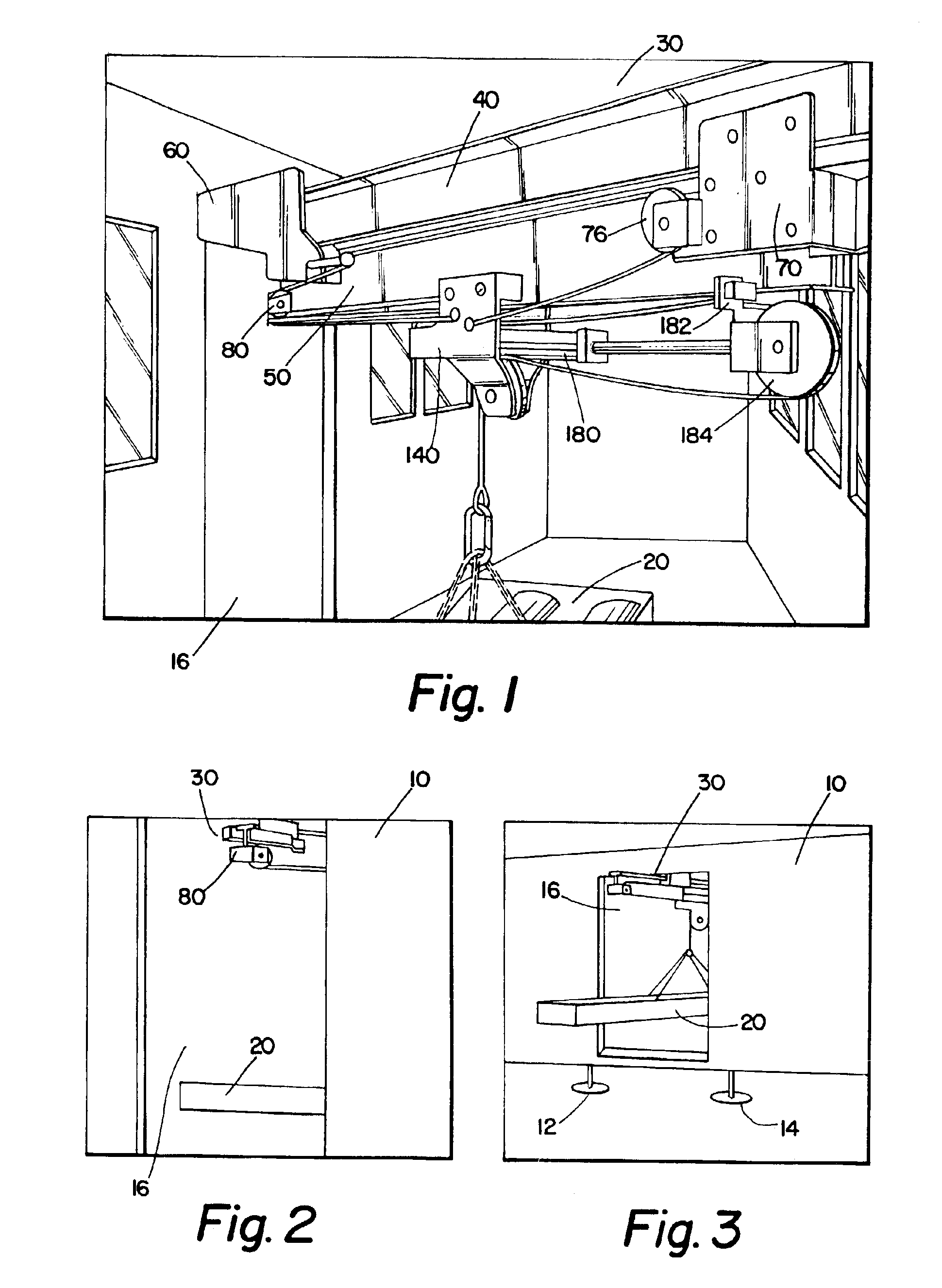 Portable dynamometer station with vehicle-mounted lifting assembly