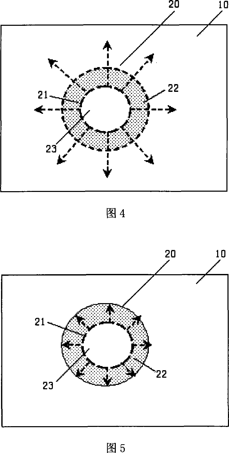 Irrigation system based on water transport quantity automatic control material