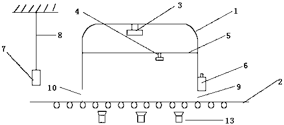 Mobile phone spare and accessory part baking assembly line