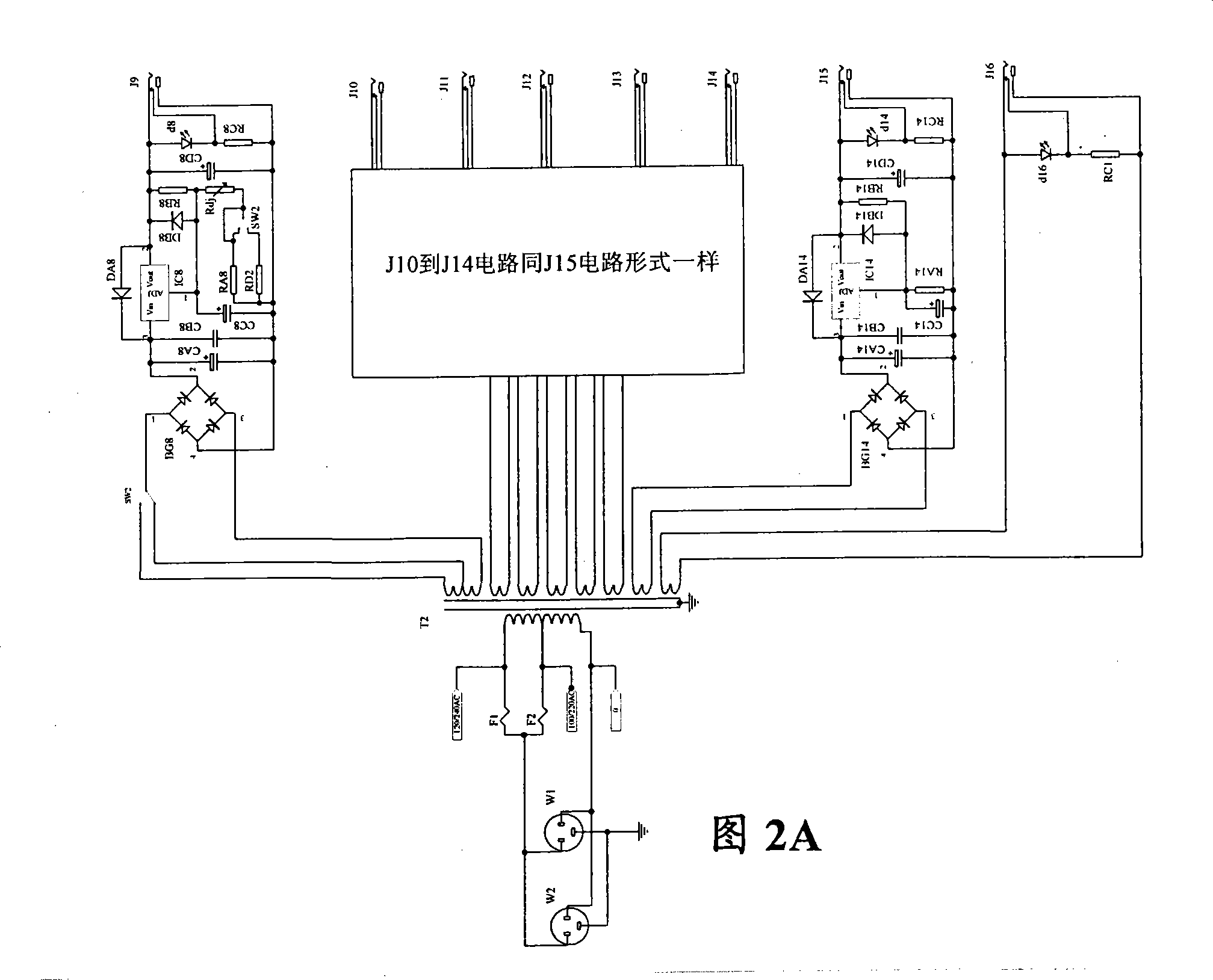 Linear electric power with low output ripple voltage