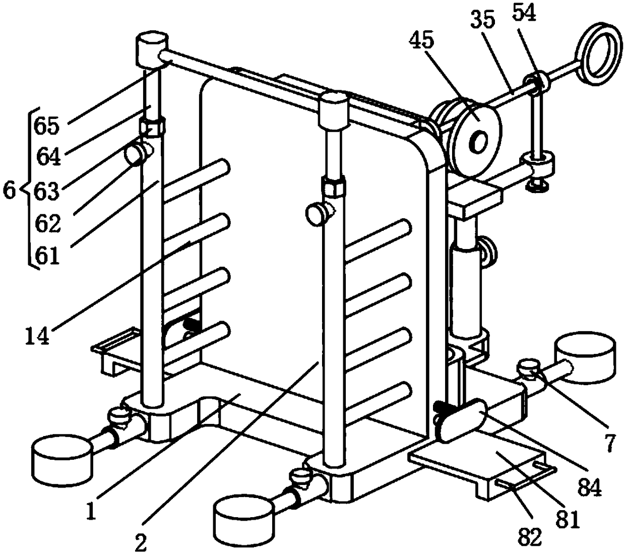 Student physical agility training device