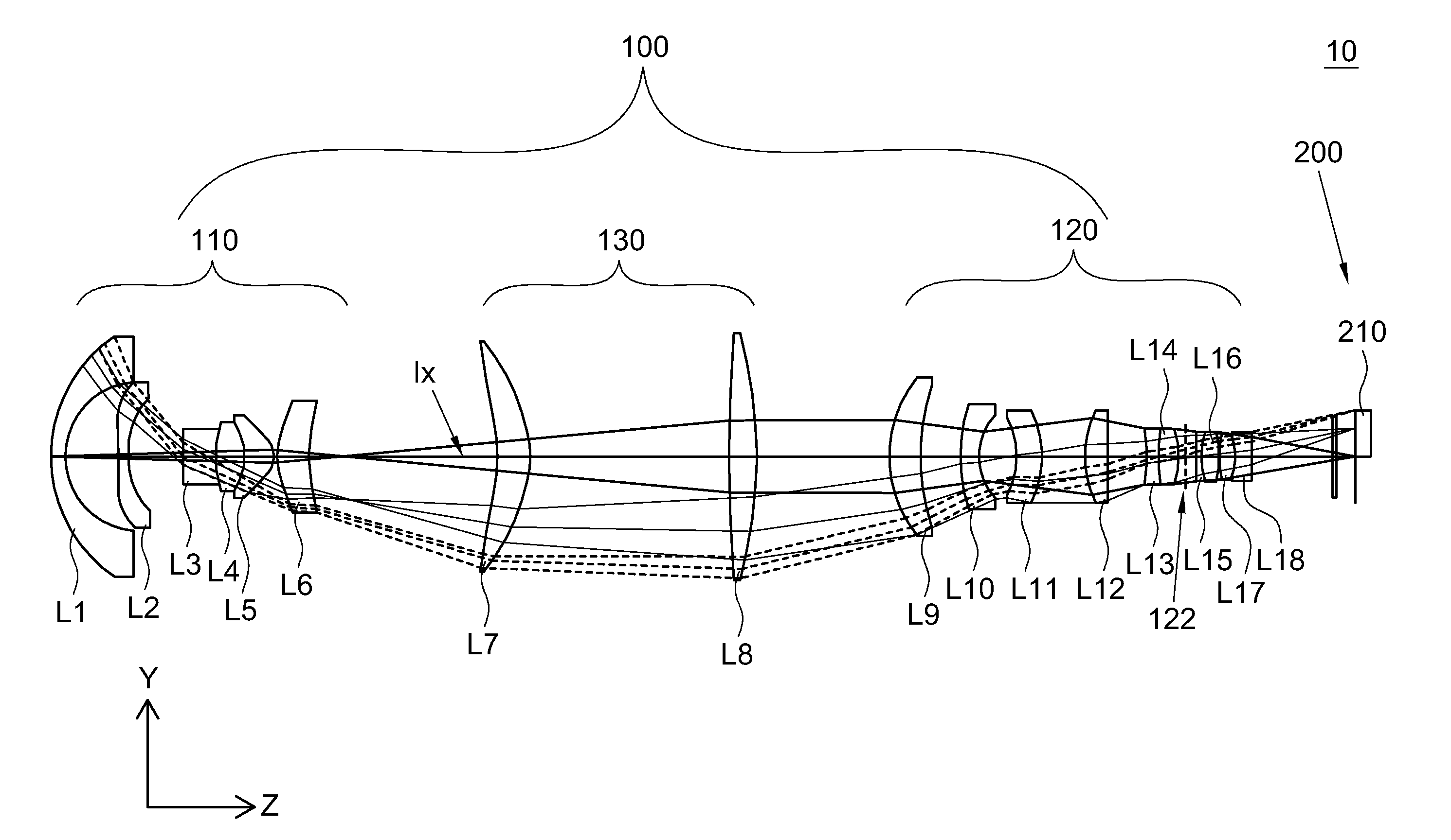 Projecting lens and projecting apparatus using the same