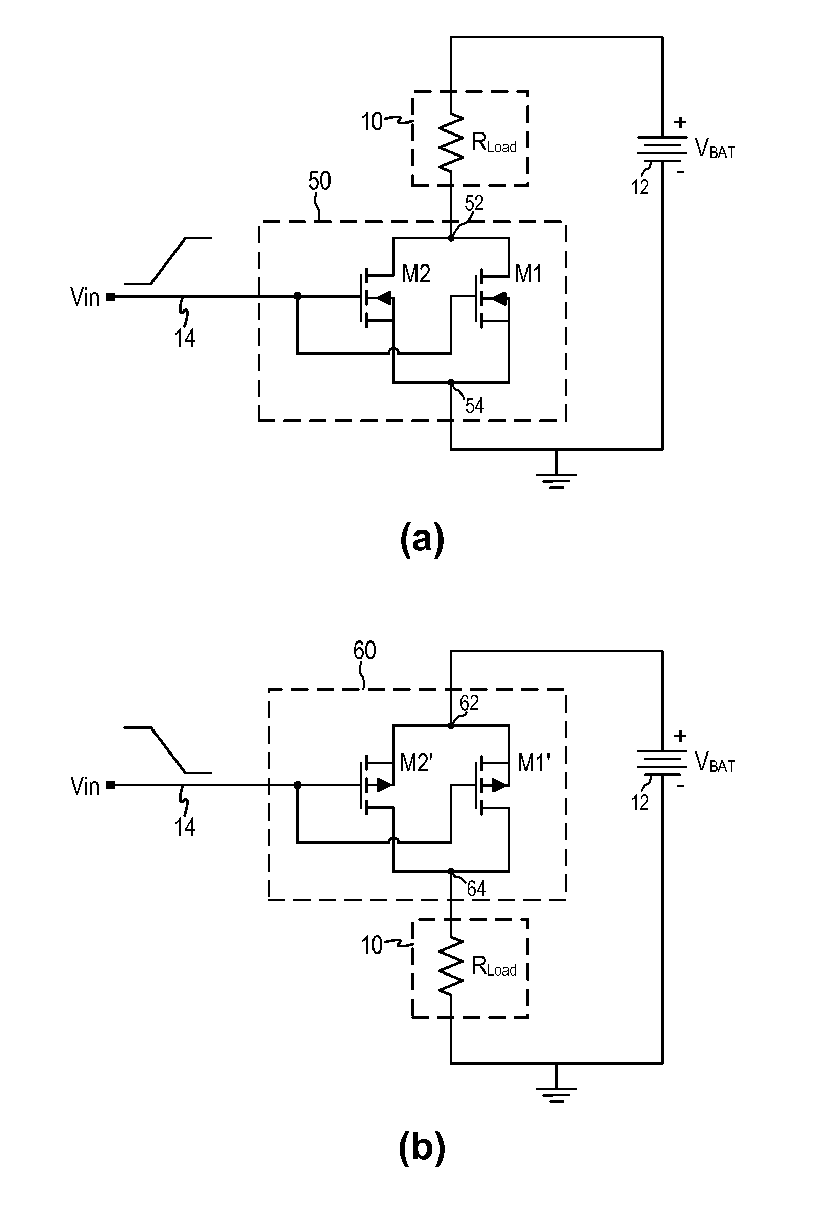 Mosfet switch circuit for slow switching application