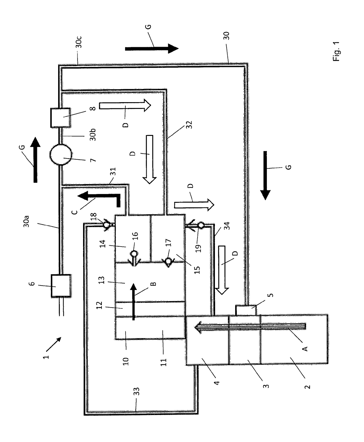 Ventilation system for an internal combustion engine