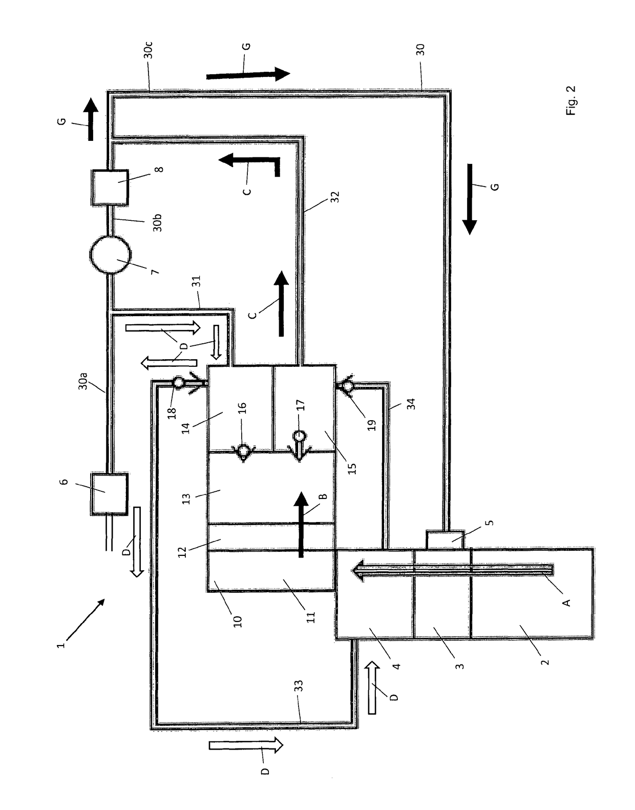 Ventilation system for an internal combustion engine