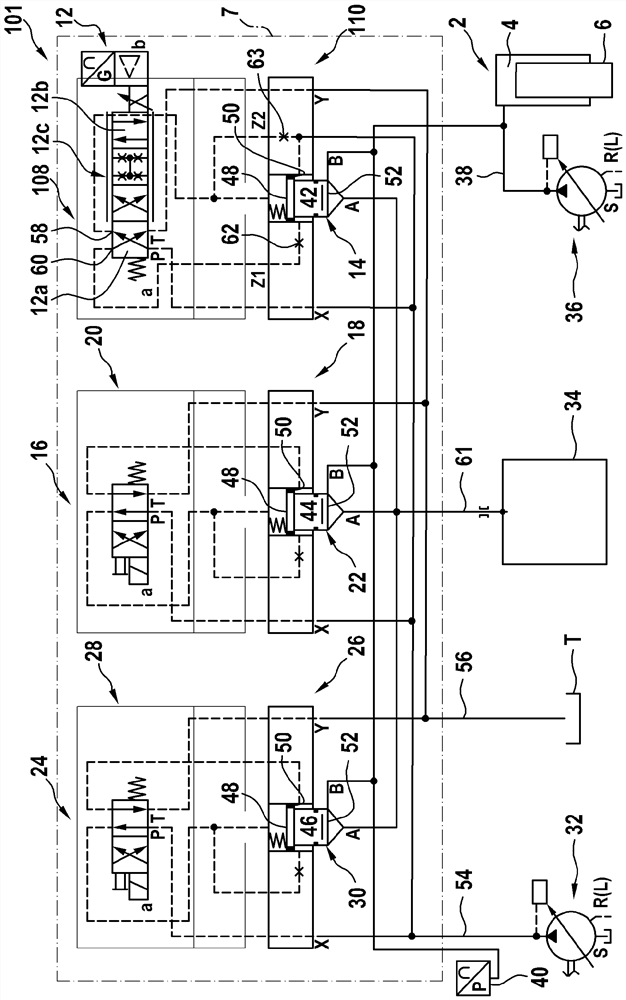 Hydraulic filling valve assembly and hydraulic assembly having filling valve assembly