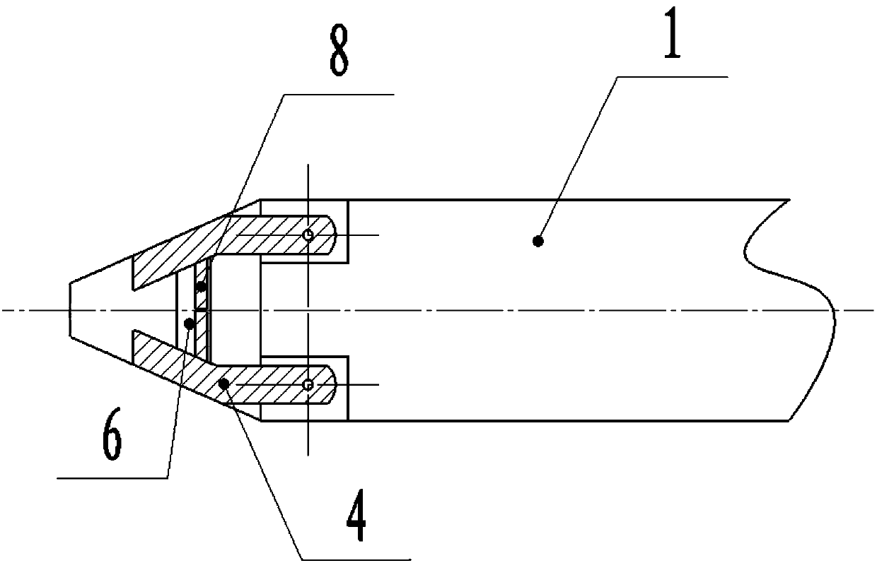 Preparation method for anchorage reaming bit