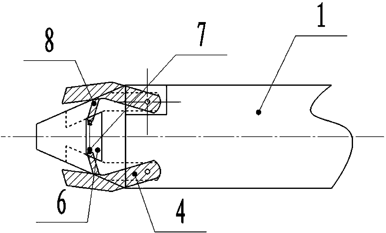 Preparation method for anchorage reaming bit