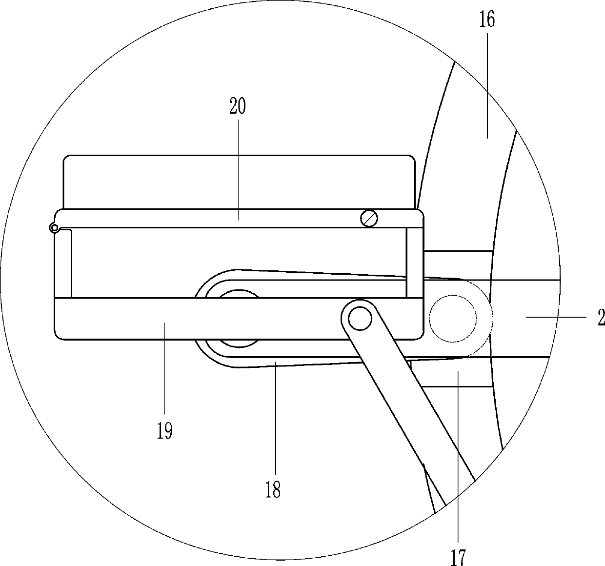 Rotating type drying device for sheet-like food