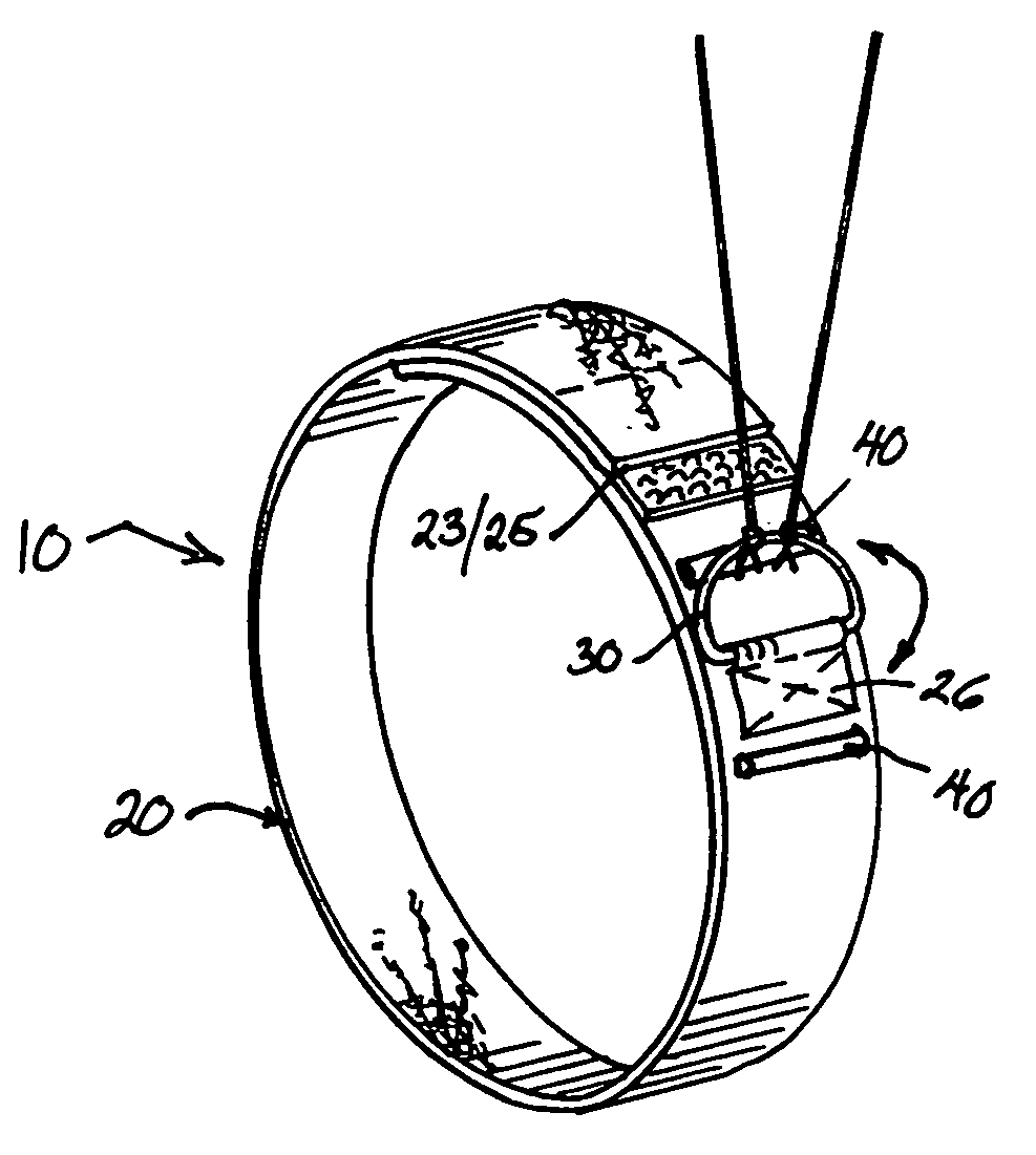 Wrist band construction for balloons